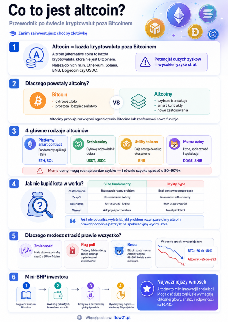 czym sa alcoiny infografika