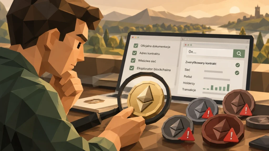 fałszywy token blockchain